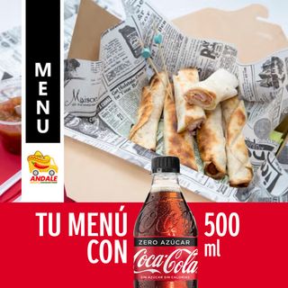 Combo  Delicias de Jalapeño+ tu flauta favorita (4uds)+ 1 Bebida 