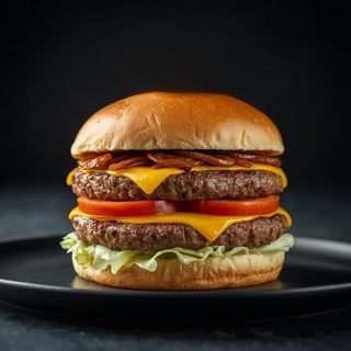 Панда Двоен Телешки Бургер