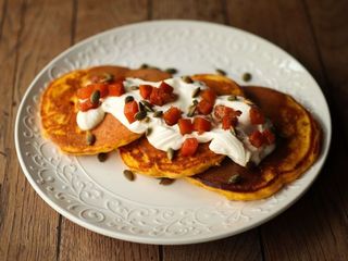 Гарбузові панкейки з карамелізованим гарбузом (250g)