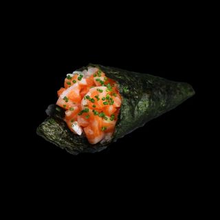 Temaki de Salmão Philadelphia (1 unidade)