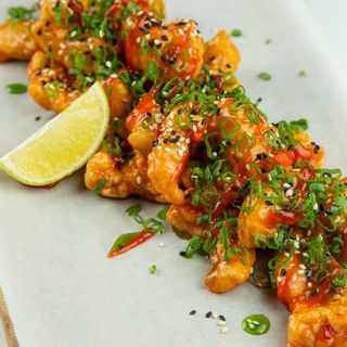 Судак в кисло-сладком соусе