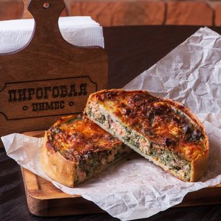 Міні кіш з лососем