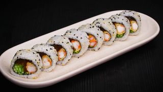 California z krewetką tempura