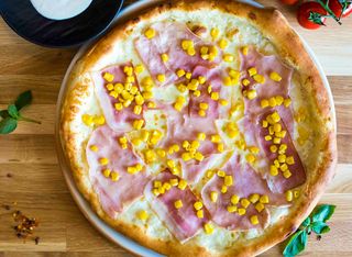 Pizza White Garlic & Bacon Special XXL