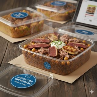 Arroz empedrado de garbanzos (2 raciones)