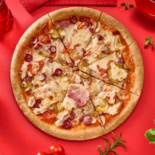 Піца Фірмова чотири м'яса власне виробництво 500г