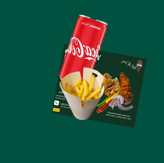 Daily Crunchy rollo średnie+frytki+napoj