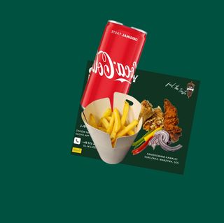 Daily Crunchy rollo średnie+frytki+napoj