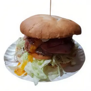 hamburguesa con jamón york normal