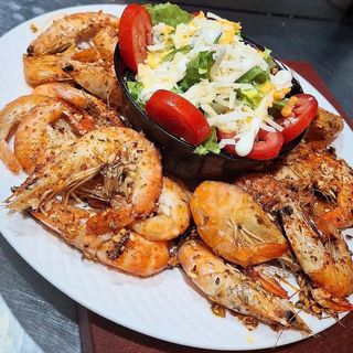LANGOSTINOS A LA PLANCHA 