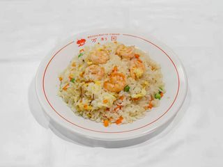 Arroz frito con gamba