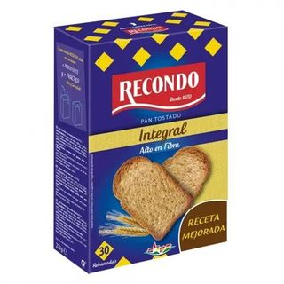 Pan Tostado Integral Recondo 270 Gr.