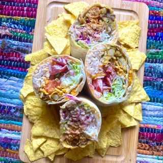 Бурито ЕЛ ФРЕСКО (вегетарианско или веган) (пикантно)