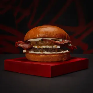 Scandal Burger Cabramelizada