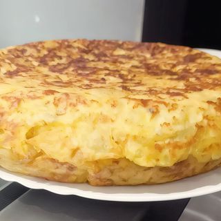 Tapa Caliente De Pintxo De Tortilla