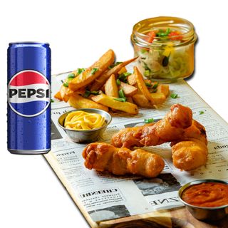 Fish & Chips + puszka 330 ml