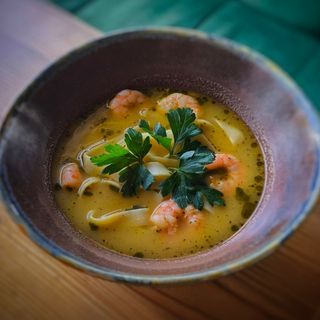 Суп з креветками