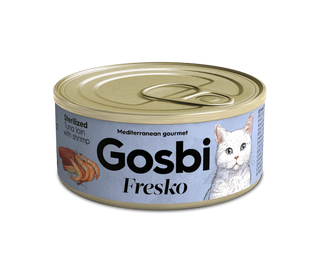 Gosbi Fresko Cat Tunjevina i skampi 70g
