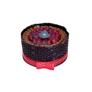 ტორტი -დოლჩინი ჟოლო (პატარა) 12 ნაჭრიანი