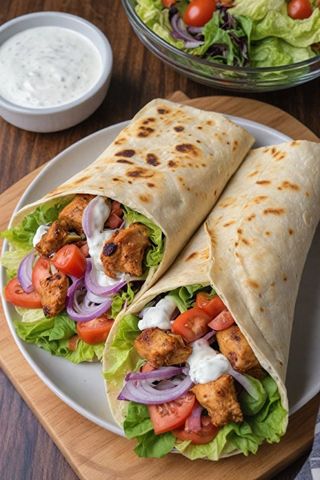 Tortilla Poulet Pesto