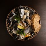 Midii în sos cremos