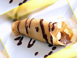 Clatite cu ciocolata si banane 350 gr.