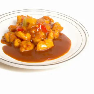 Pollo Salteado Con Salsa Curry