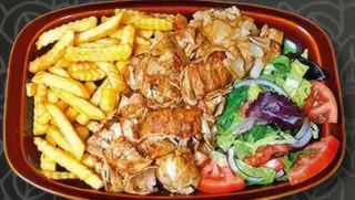 Plato Kebap Con Patatas