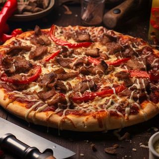 Pizza de Kebab (Kabeb Pizza)