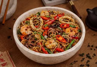 Owoce morza w sosie Teriyaki