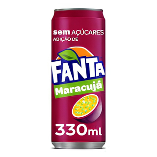 Fanta Maracujá Sem Açucar  Lata 330ML