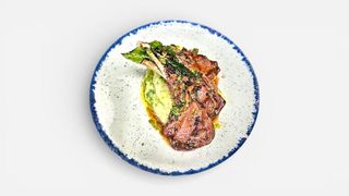 Lamb chops grilled