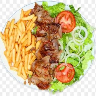 Kebab Sólo Carne En Plato