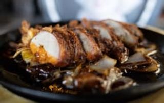 167. Bourbon Duck Sizzling