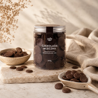 Dropsy czekolada mleczna Dominikana 52% 200g