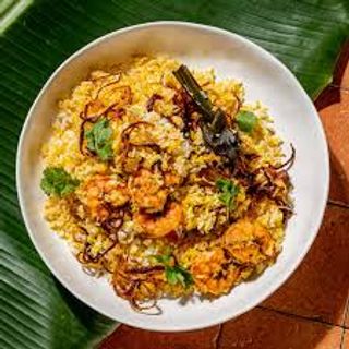 Prawn biryani