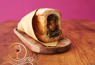 baguette con salsiccia e friarielli