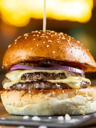 Double Cheese Burger 350g