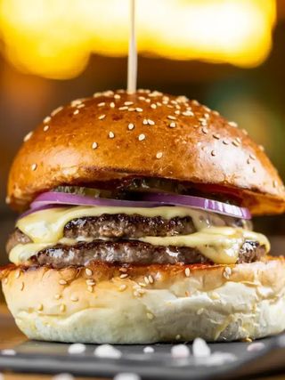 Double Cheese Burger 350g