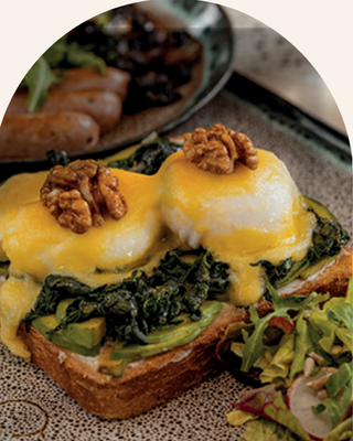 Green Benedict Petit Déjeuner