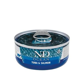 N&D Grain Free OCEAN TUNA AND SALMON тунець, лосось, 70г 