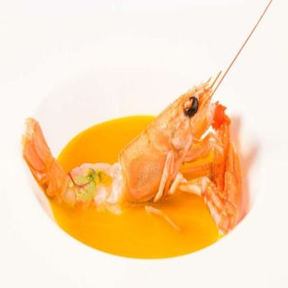 Sashimi scampo e passion fruit - 1 pezzo