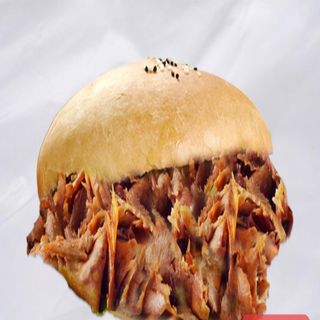 Pan De Pita Solo Carne y salsa