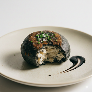 Buñuelo De Bacalao Con Tinta De Calamar (1 Ud.)