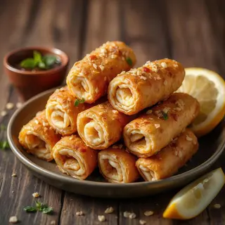Rollitos De Espárragos Fritos (Ración)