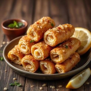 Rollitos De Espárragos Fritos (Ración)