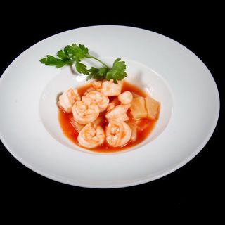 Gamberetti in salsa agrodolce