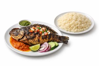 Carpe Braisée & Attiéké