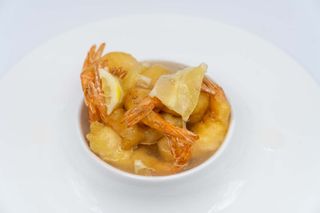 60) Gamberi al limone