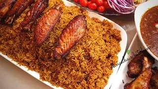 JOLLOF RICE X PEPPERED TURKEY X PLANTAIN 